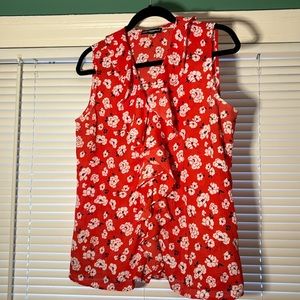 Karl Lagerfeld Paris flowy button-front blouse